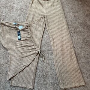 Fashion Nova - Your Dream Pant Set - Taupe